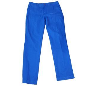 JCP Men's Flat Front Ultimate Khaki Pants Slacks‎ Classic Cobalt Blue 34X34